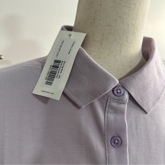 Outdoor Voices Size XXL Lavender Birdie Crop Polo Shirt NWT Yoga Golf Top - Picture 10 of 11